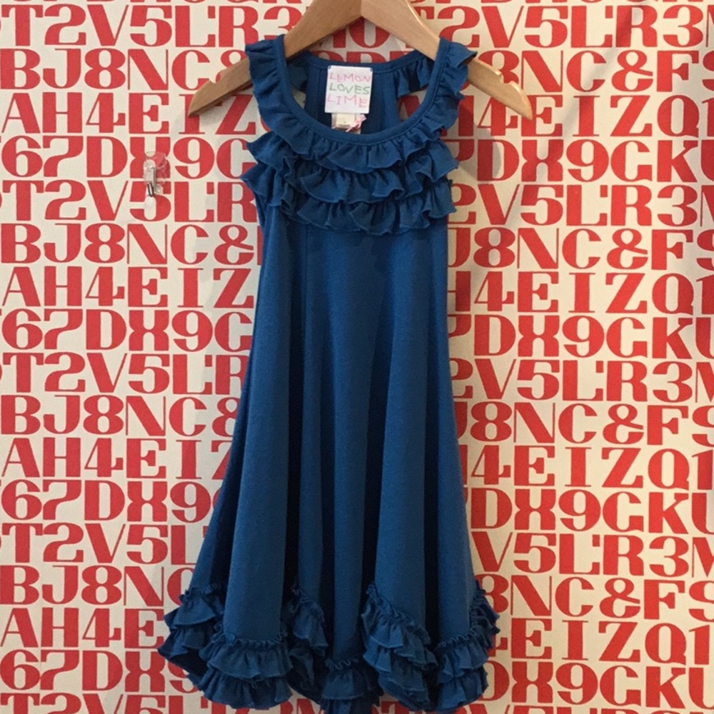 Lemon Loves Lime Summer Fest Dress, NEW WITH TAGS, Size 2T!